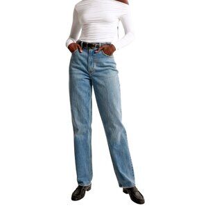 Abercrombie & Fitch The 90's Straight Ultra High Rise Jeans Size 32/14